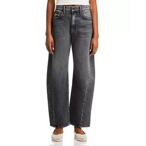 MOTHER Barrel Baggy Wide Leg Cropped Jeans High Rise Women's 32 Outta Sight